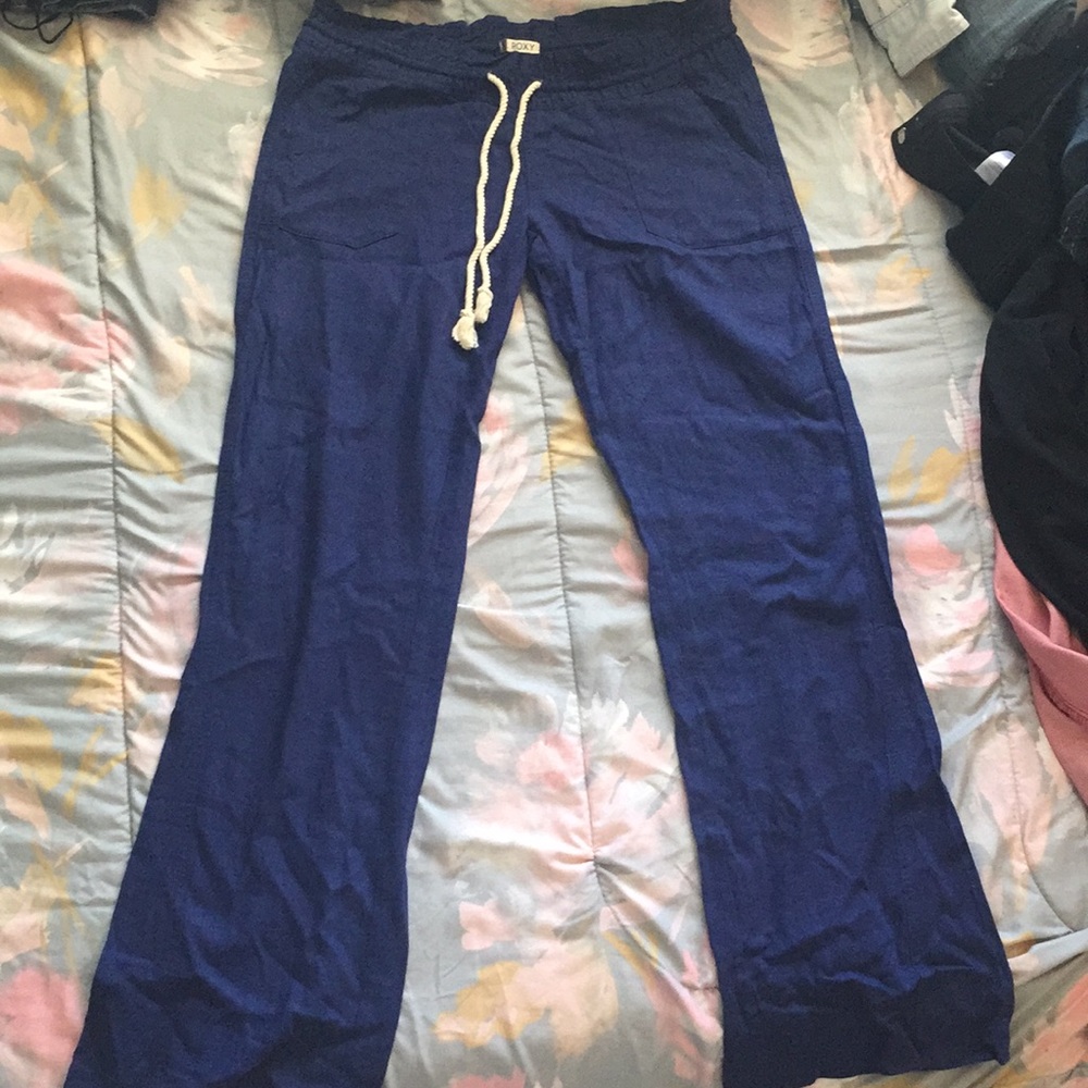 Dark blue pants